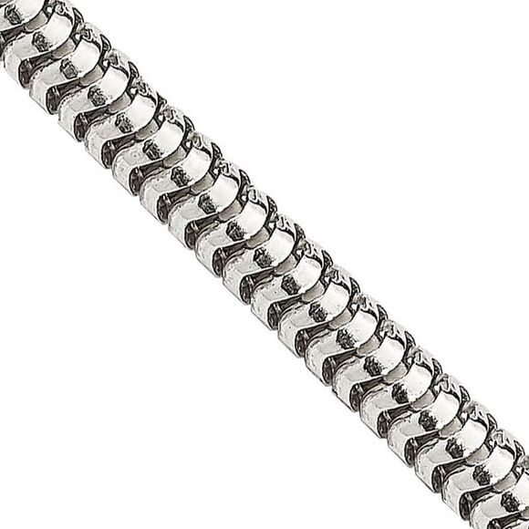 3mm Sterling Silver Solid Classic Round Snake Chain Necklace 28 Inch